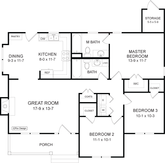  Holly  Ridge  Fox House Plans 