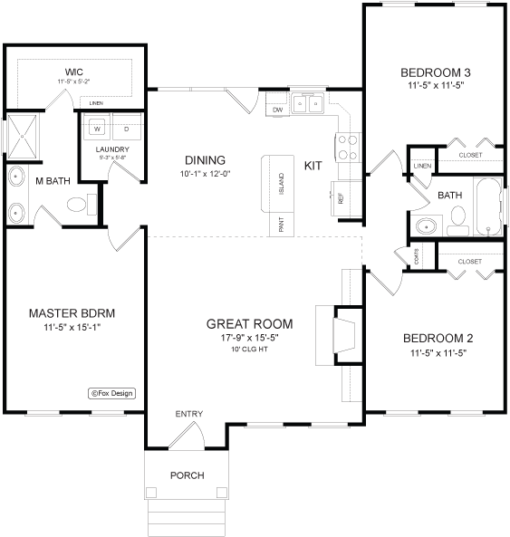 The Ashford | Fox House Plans