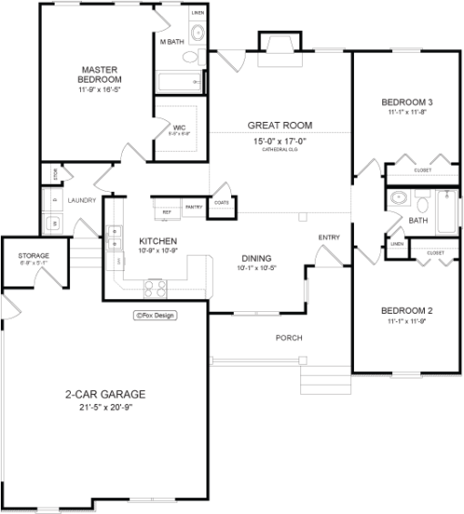 The Wycliffe | Fox House Plans